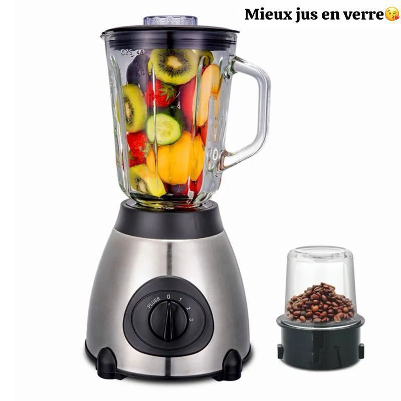 Mixeur en Verre 1.5L - Puissant et Polyvalent