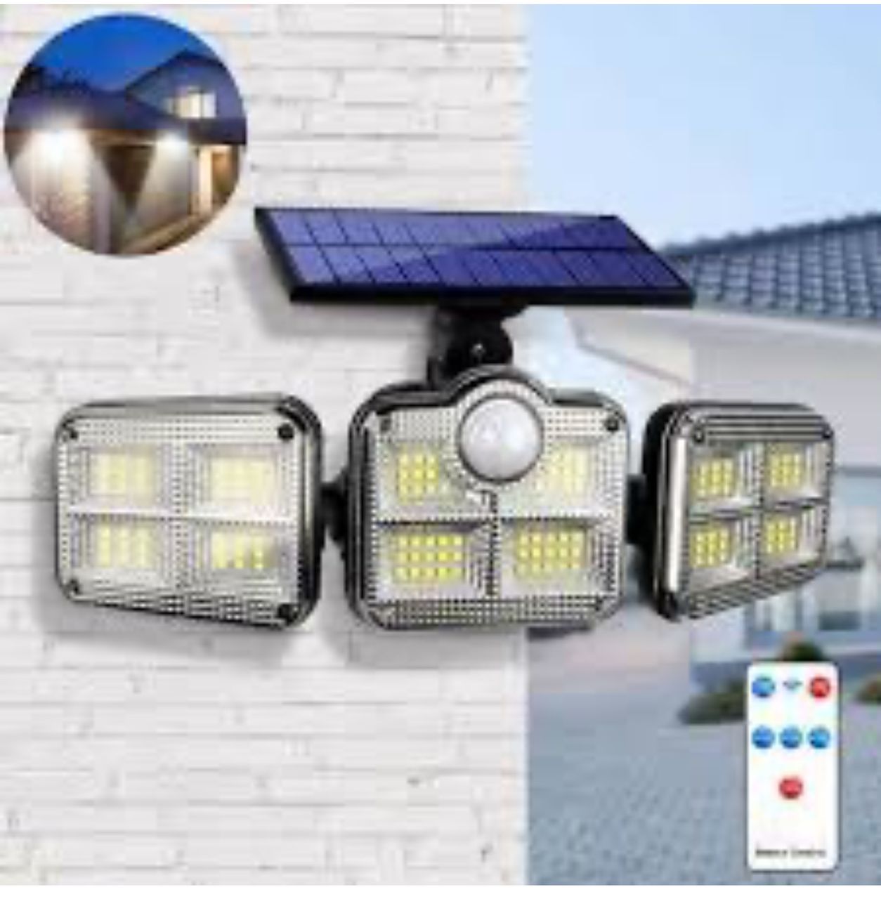 Projecteur LED Solaire avec Détecteur de Mouvement