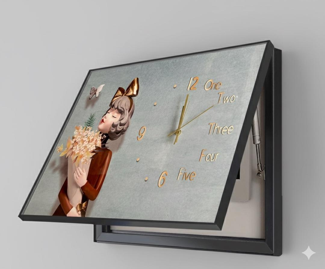 Tableau de décoration  horloge